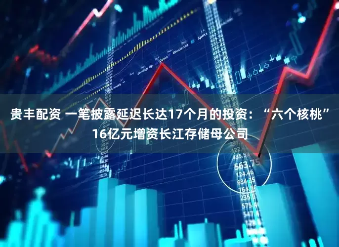 贵丰配资 一笔披露延迟长达17个月的投资：“六个核桃”16亿元增资长江存储母公司