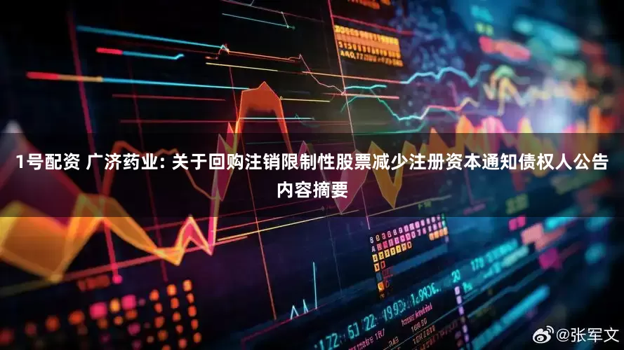 1号配资 广济药业: 关于回购注销限制性股票减少注册资本通知债权人公告内容摘要